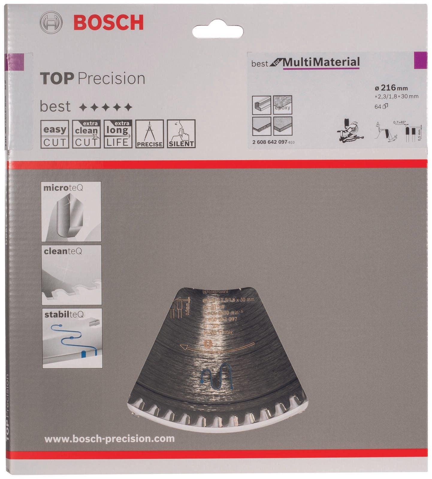 BOSCH Best for Multi Material Kreissägeblatt 1 St.