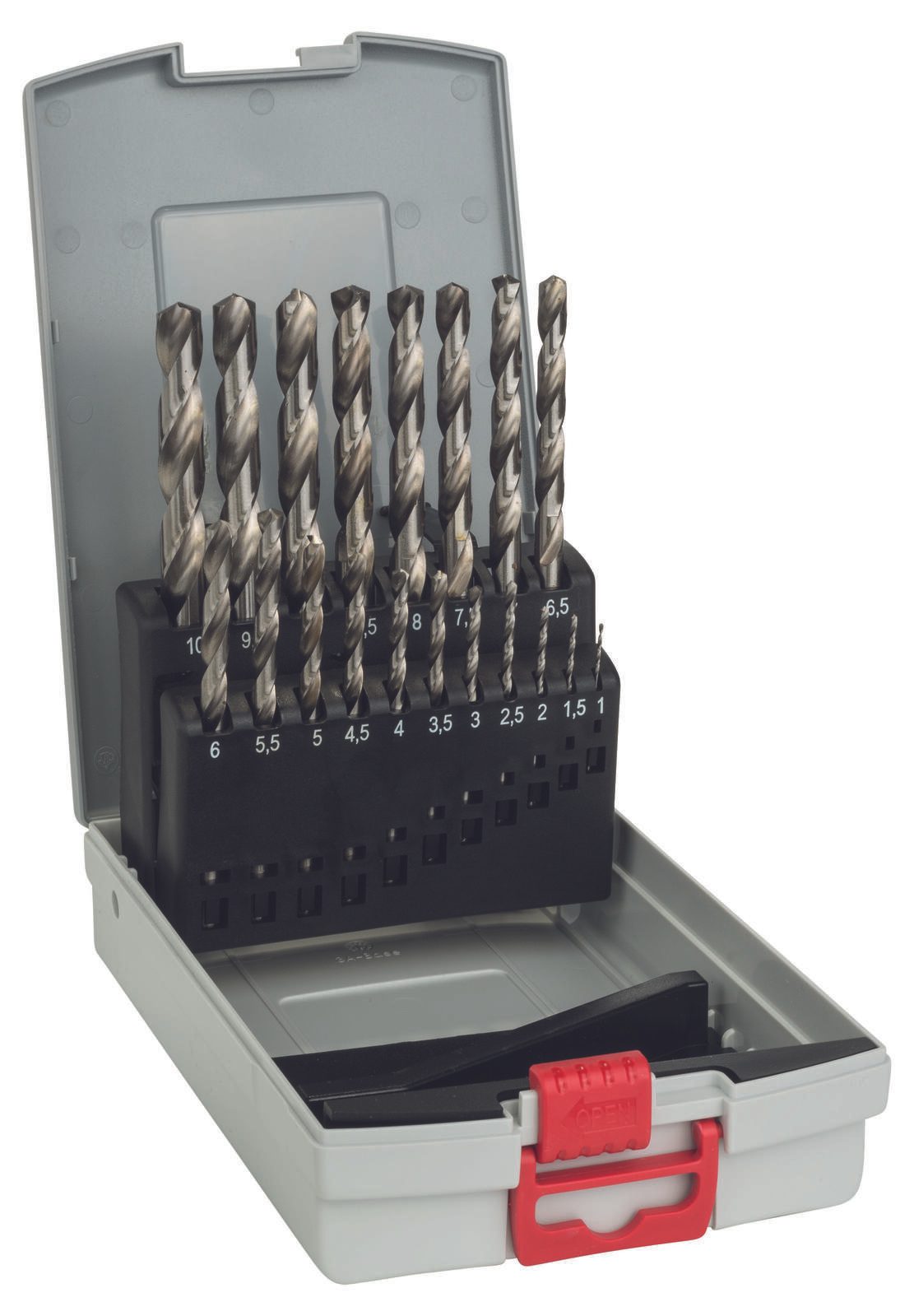 BOSCH Metallbohrer-Set ProBox HSS-G 19-teilig