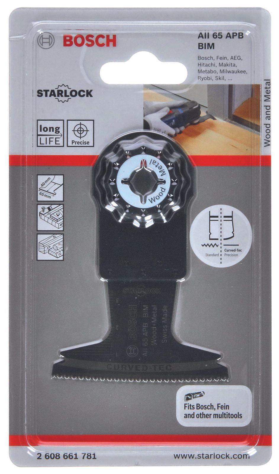 BOSCH AII 65 APB Wood and Metal Tauchsägeblatt 1 St.
