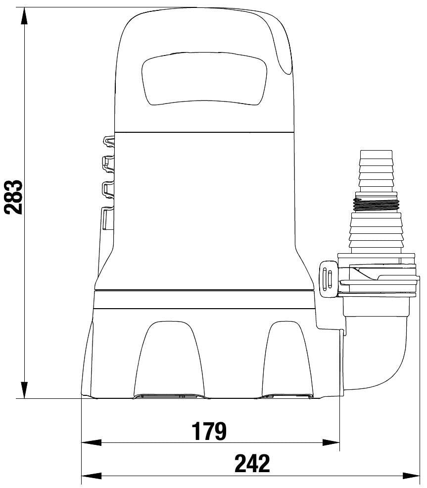 GARDENA Flachsaugende Tauchpumpe 9000