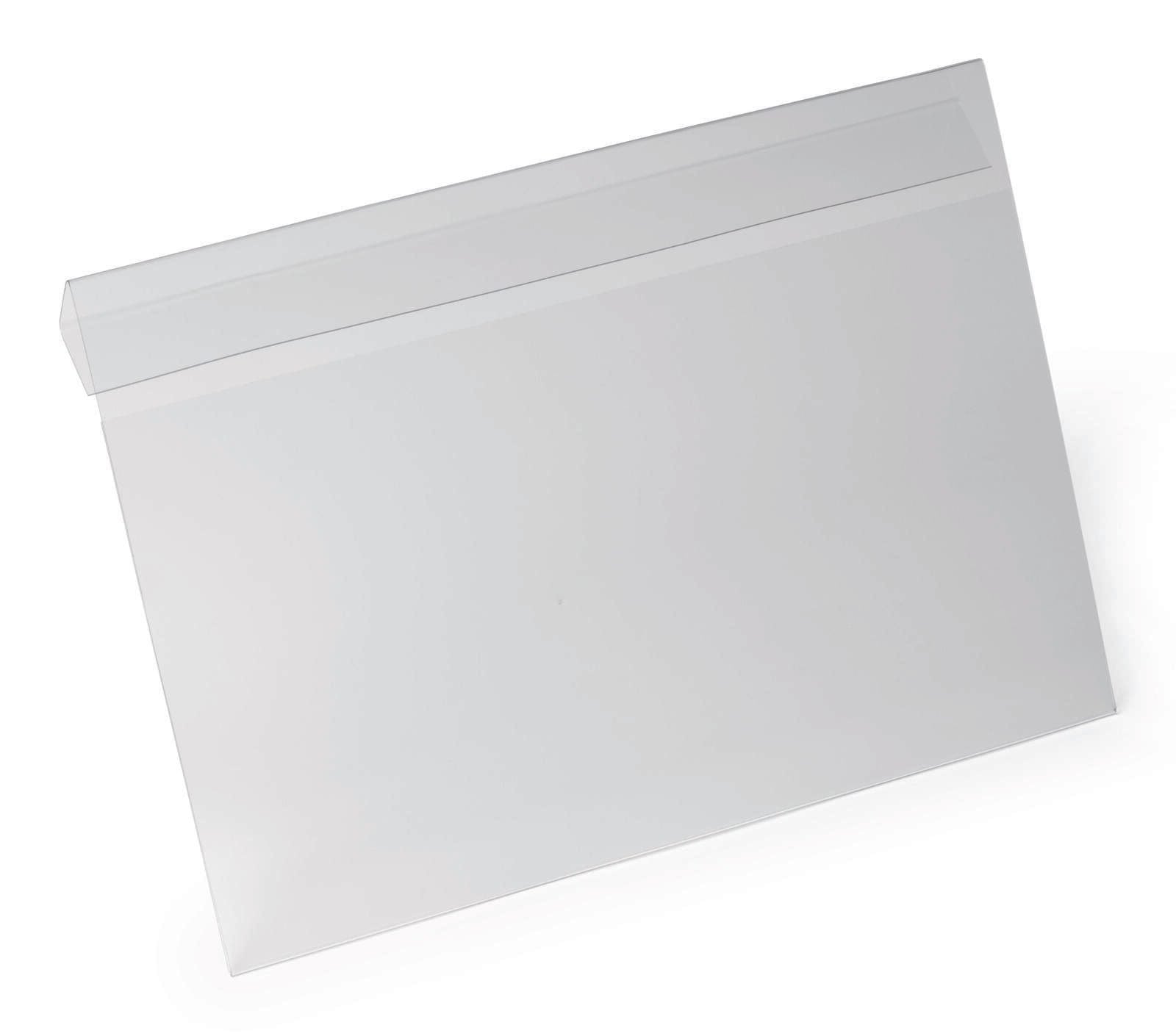 DURABLE Kennzeichnungstaschen DIN A4 quer transparent