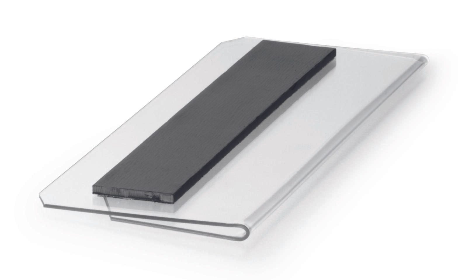 DURABLE Etikettentaschen 10,0 x 3,8 transparent