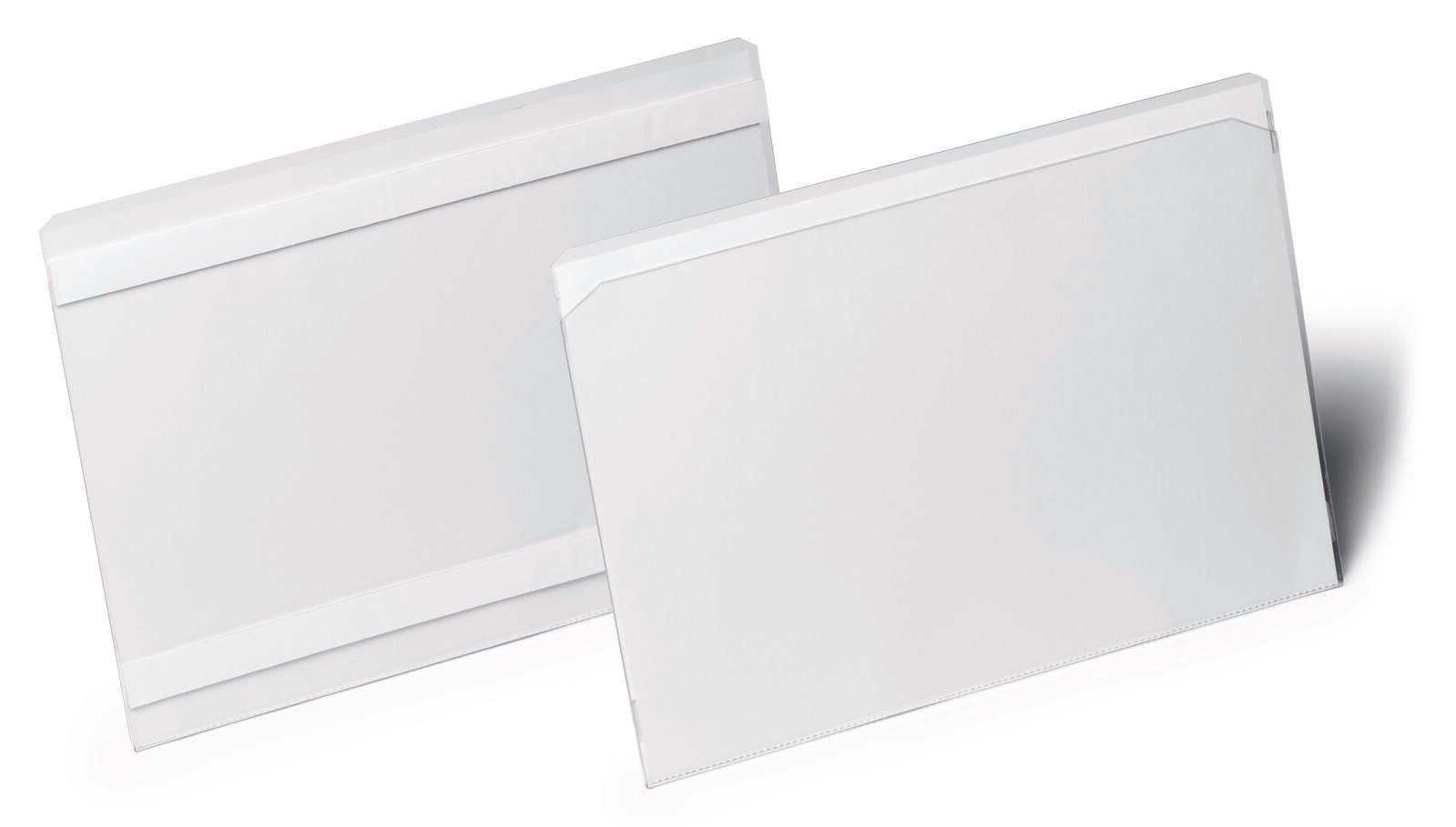 DURABLE Etikettentaschen DIN A5 quer transparent