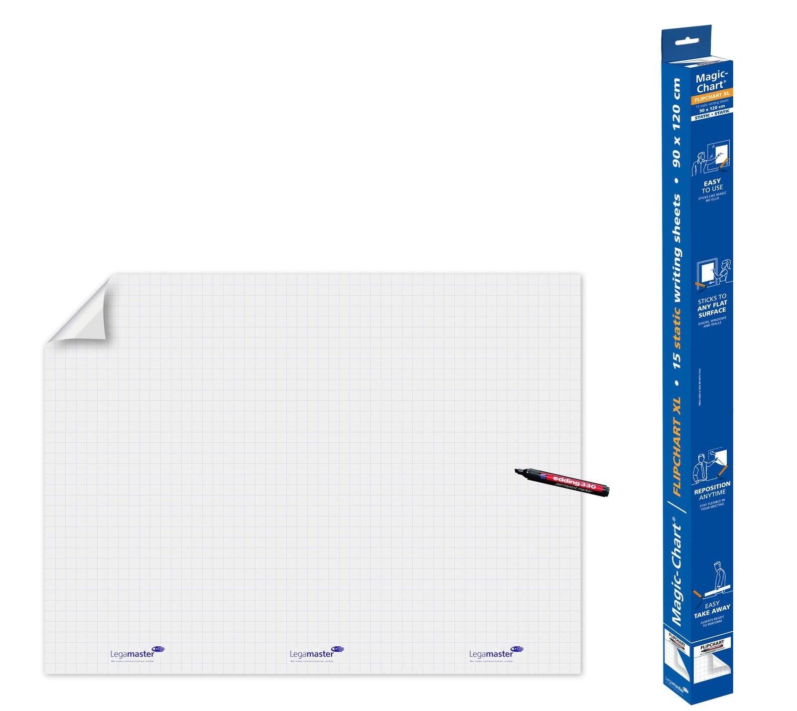 Legamaster Flipchart-Folie 90,0 x 120,0 cm