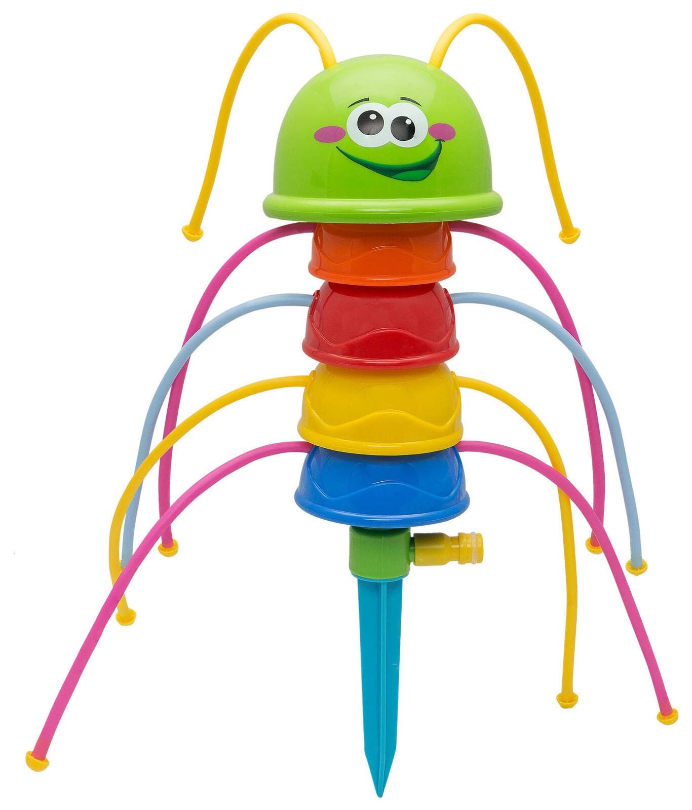 Idena Kinder-Wassersprinkler Raupe mehrfarbig