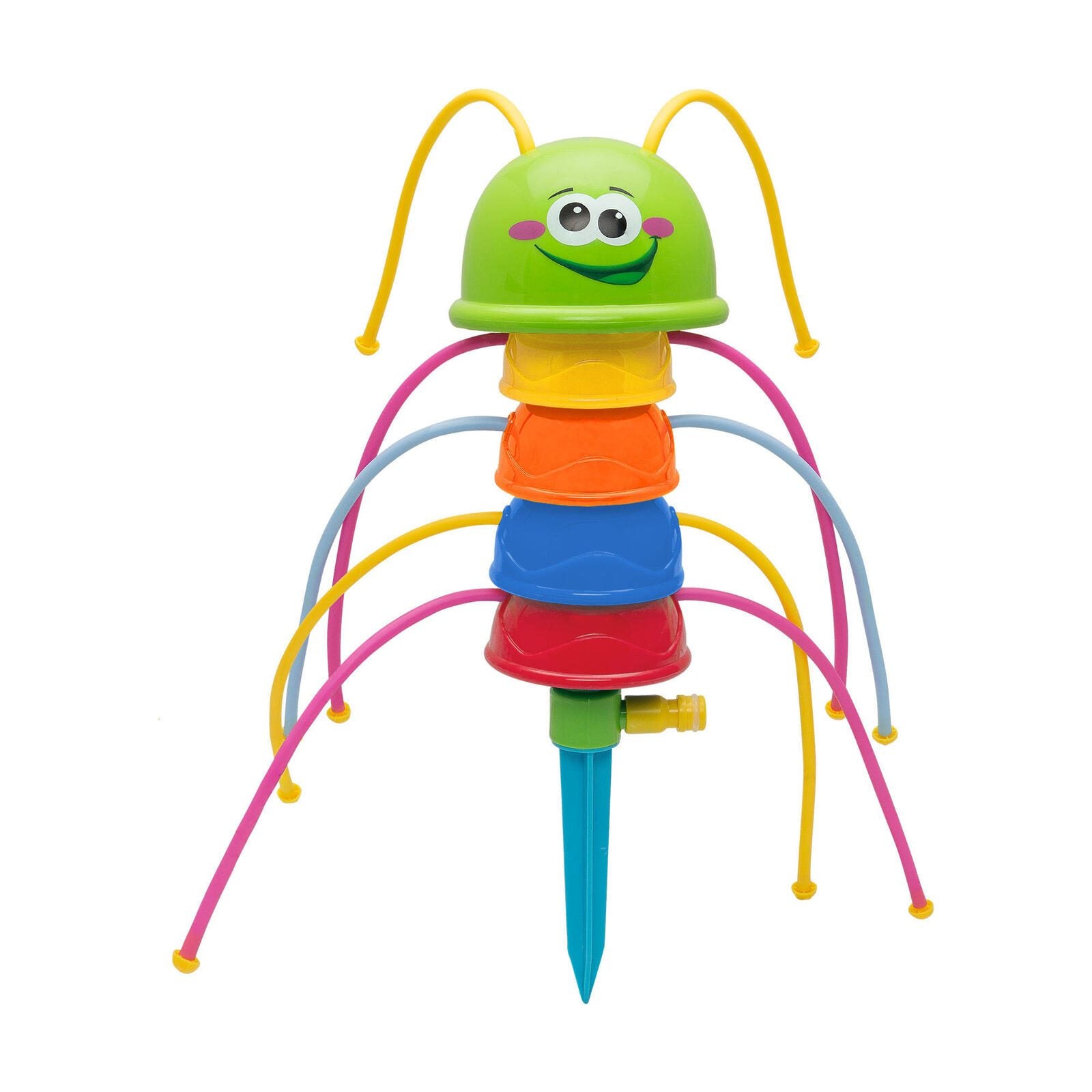 Idena Kinder-Wassersprinkler Raupe mehrfarbig