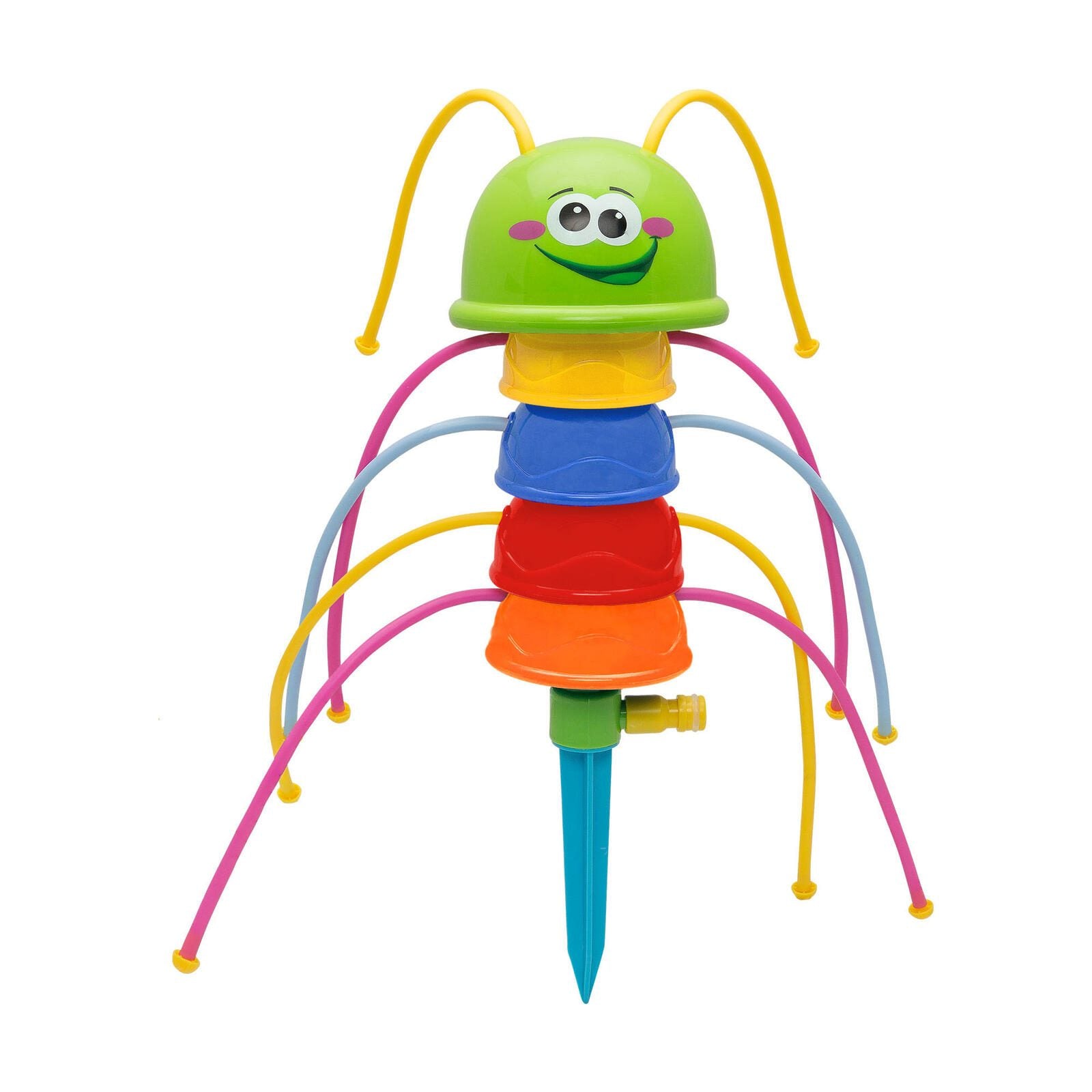 Idena Kinder-Wassersprinkler Raupe mehrfarbig