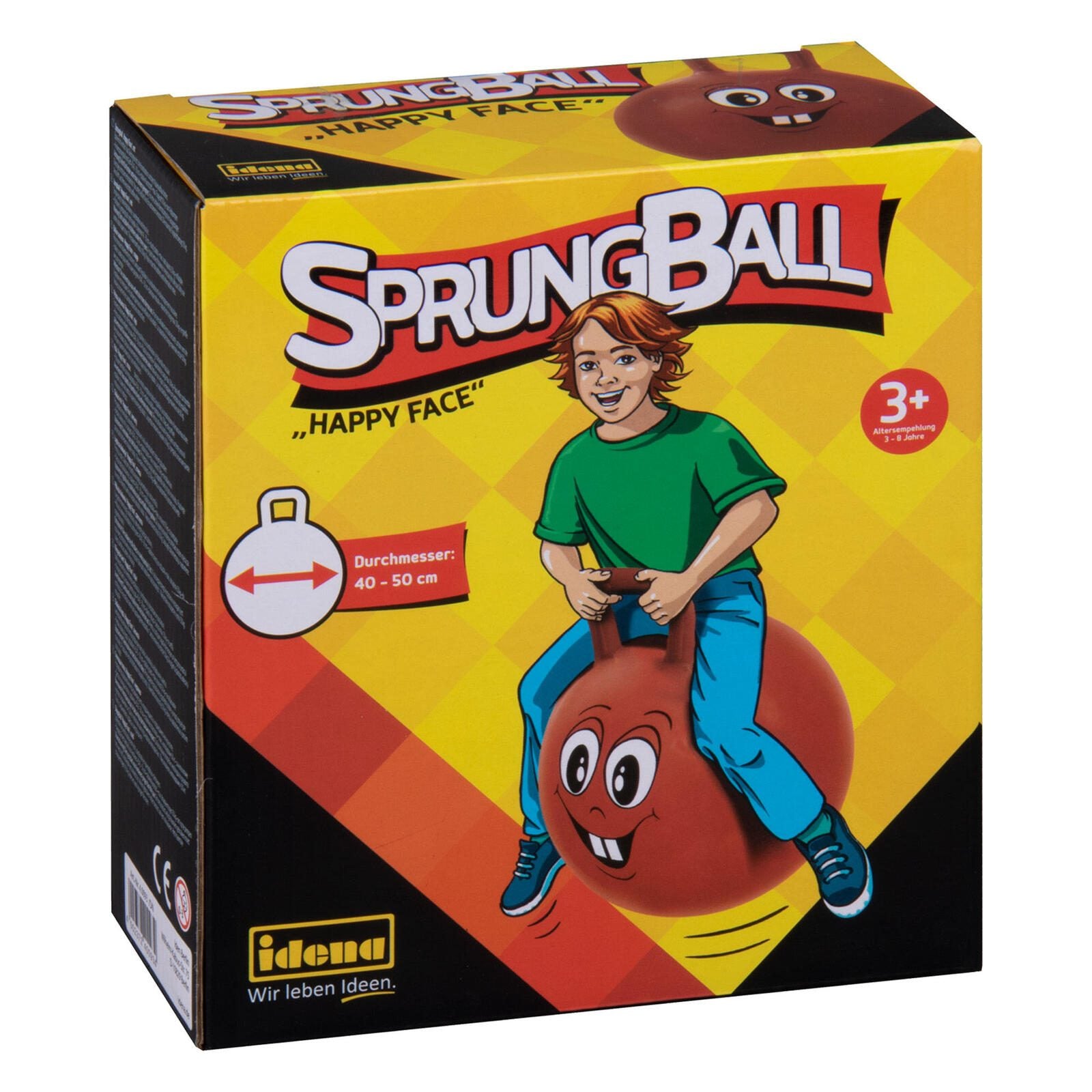 Idena Hüpfball rot