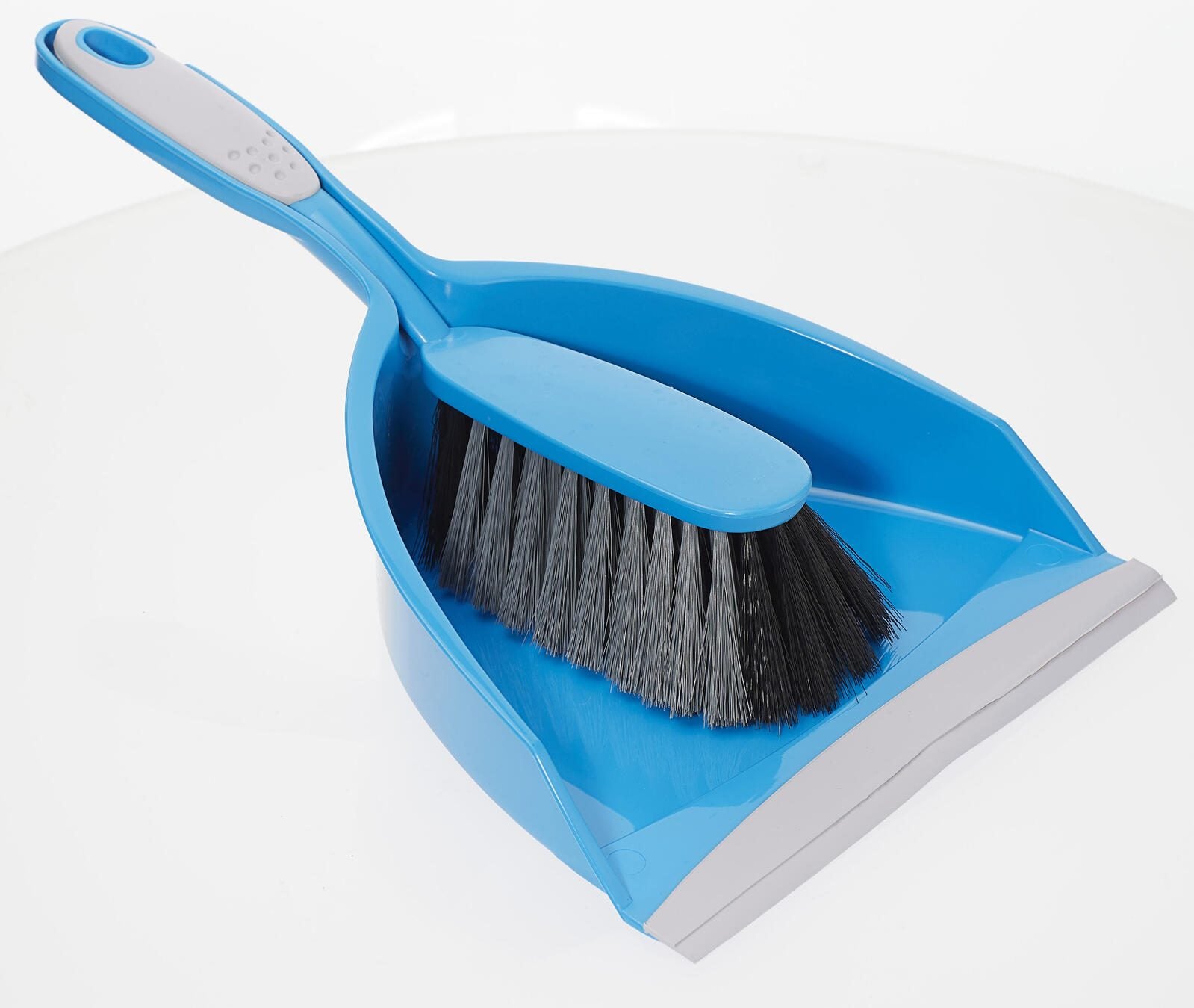 Kehrgarnitur Kunststoff blau