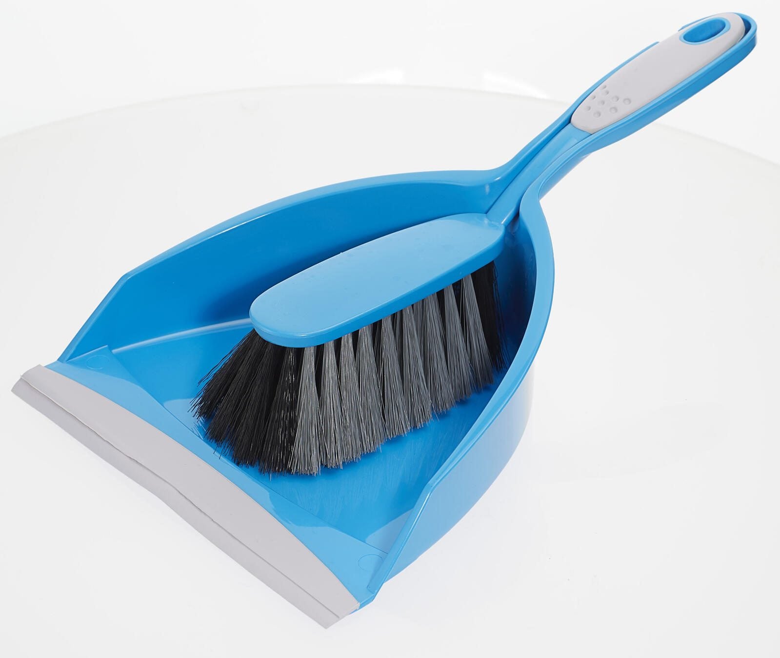 Kehrgarnitur Kunststoff blau
