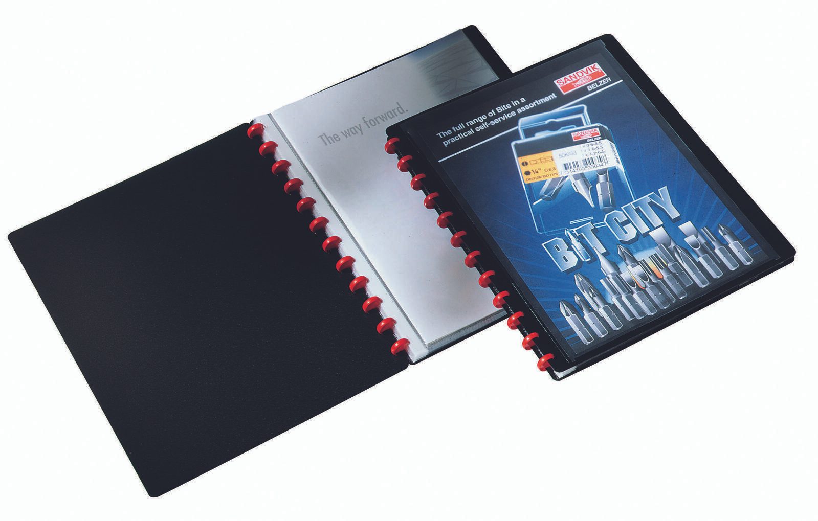 DURABLE Ringmappe schwarz/rot