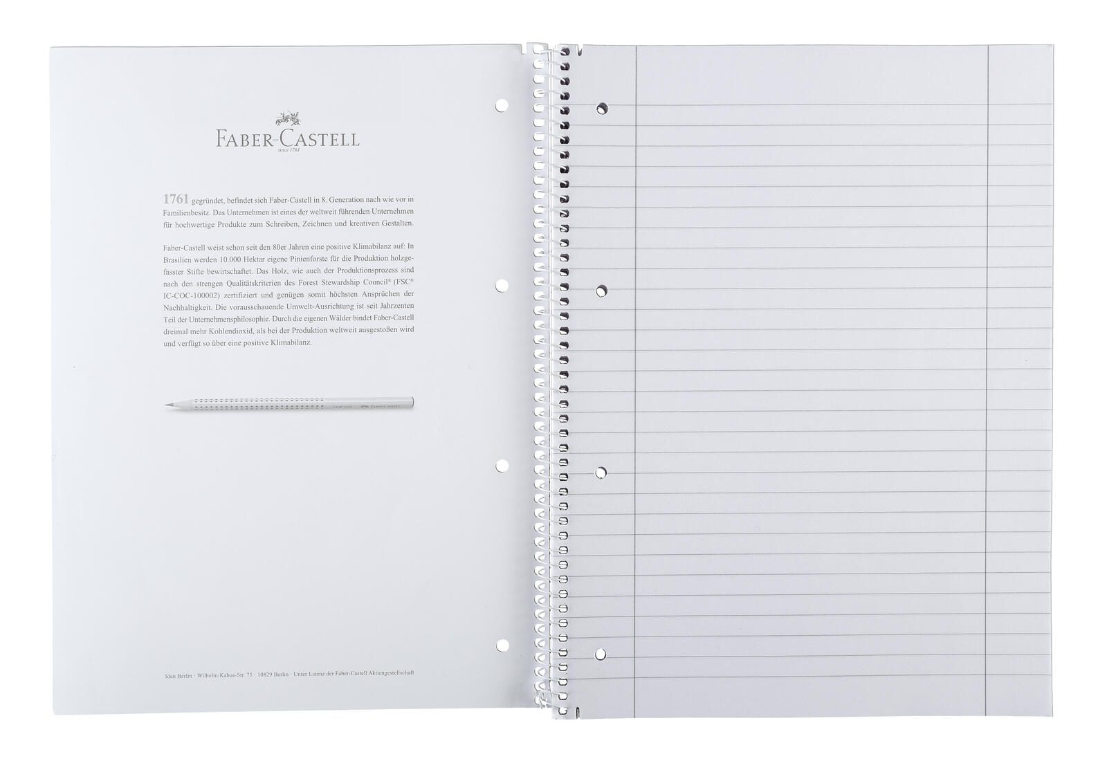 FABER-CASTELL Collegeblock DIN A4 liniert