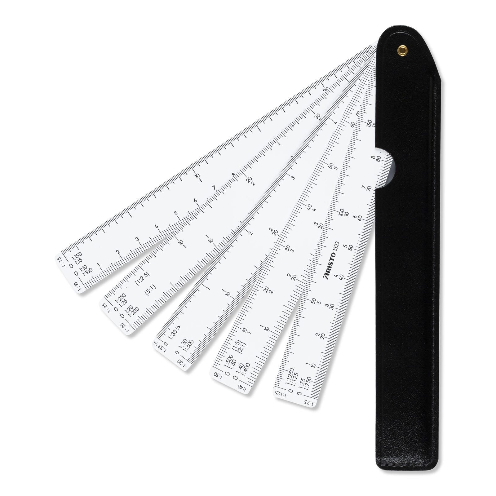 Aristo Fächermaßstab 5 Fächer