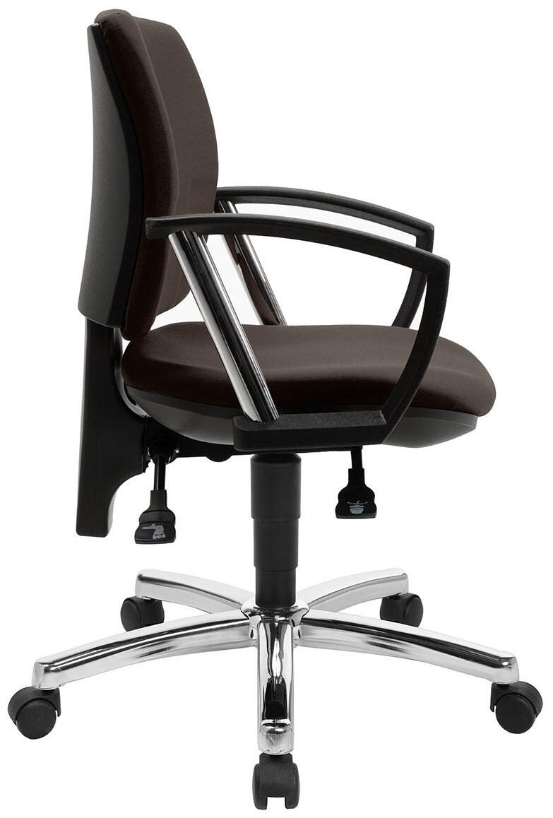 Topstar Bürostuhl Pro 30 chrom d.braun