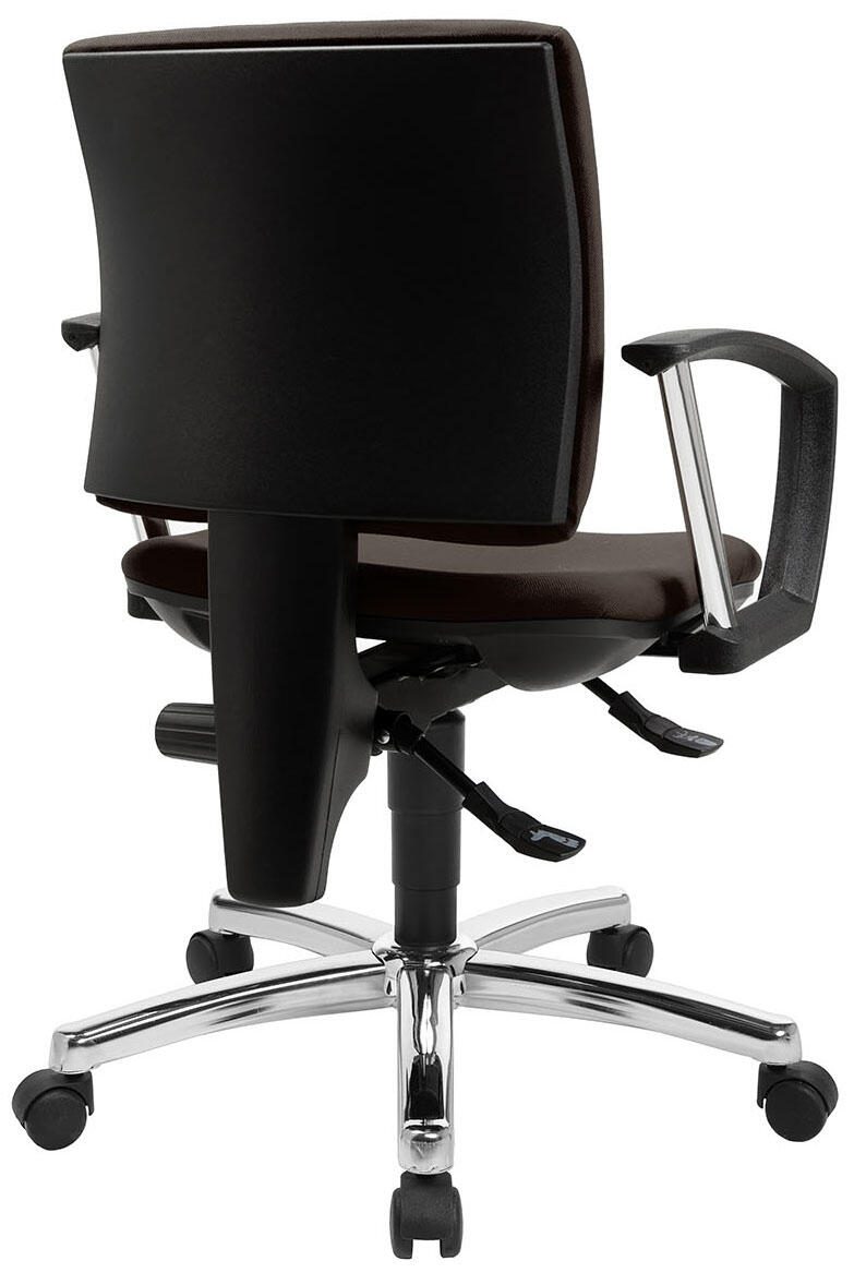 Topstar Bürostuhl Pro 30 chrom d.braun