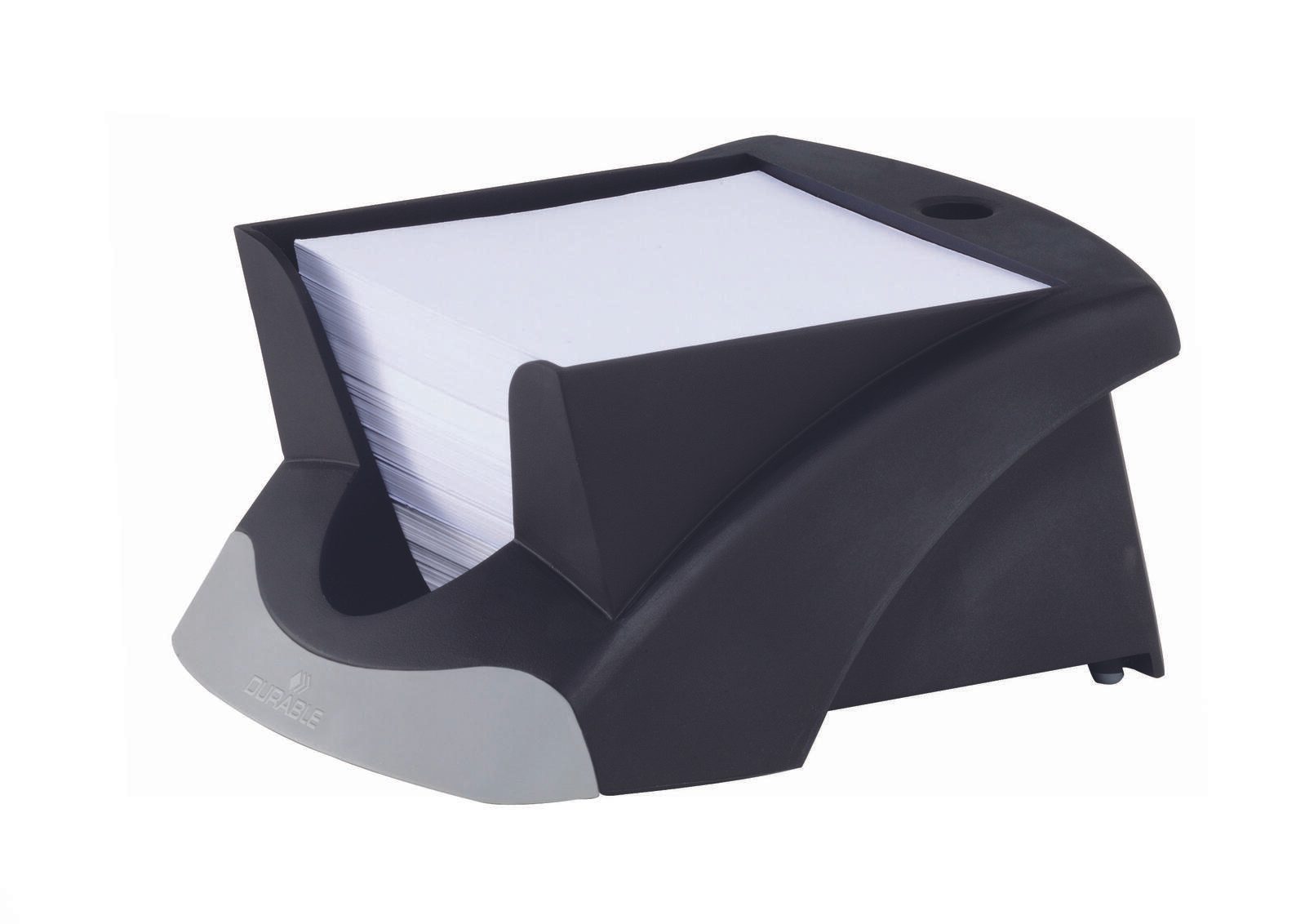 DURABLE Zettelbox schwarz/grau inkl. 500 Notizzetteln