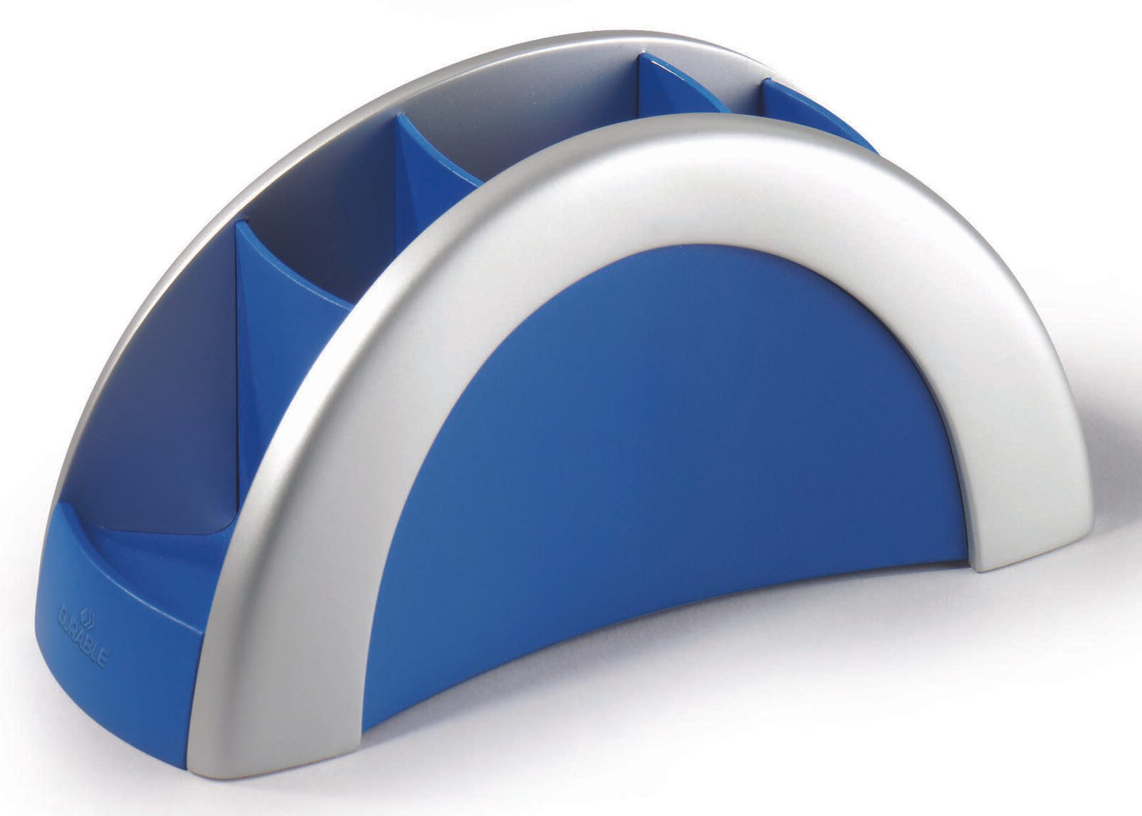 DURABLE Stiftehalter 20,5 x 9,0 x 8,0 cm silber/blau