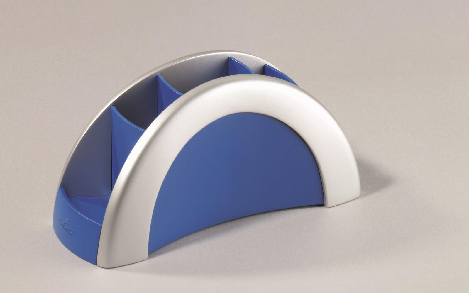 DURABLE Stiftehalter 20,5 x 9,0 x 8,0 cm silber/blau