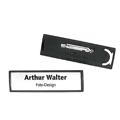 DURABLE Namensschilder schwarz 6.7 cm x 1.7 cm