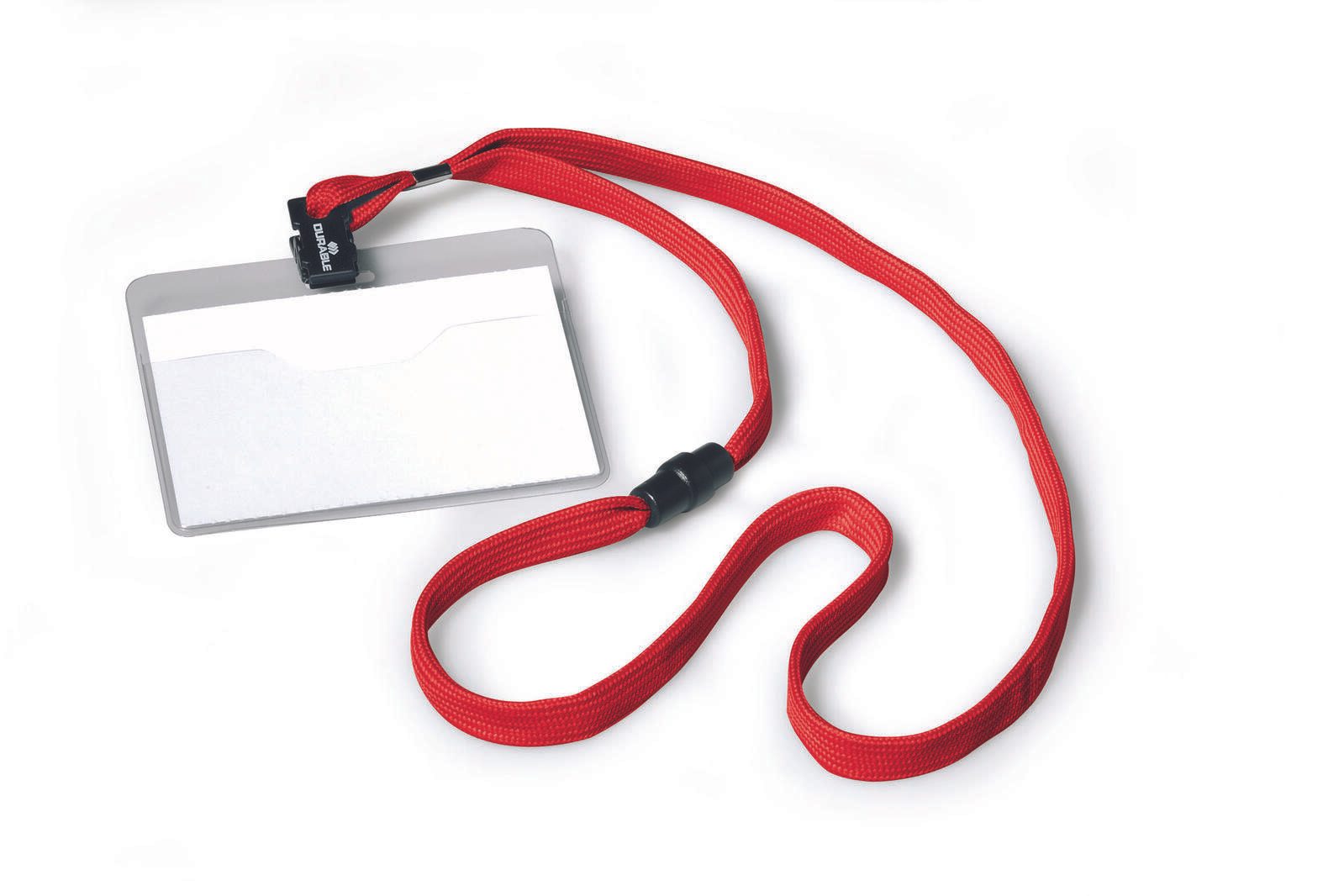 DURABLE Namensschilder rot 9 cm x 6 cm