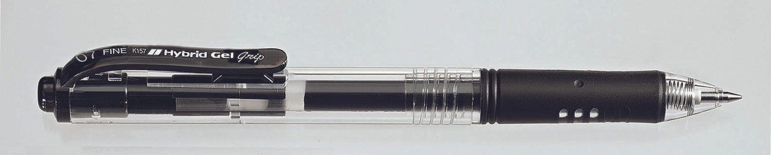 Pentel Hybrid Gel K 157 Gelschreiber 0.35 mm, Schreibfarbe: Schwarz