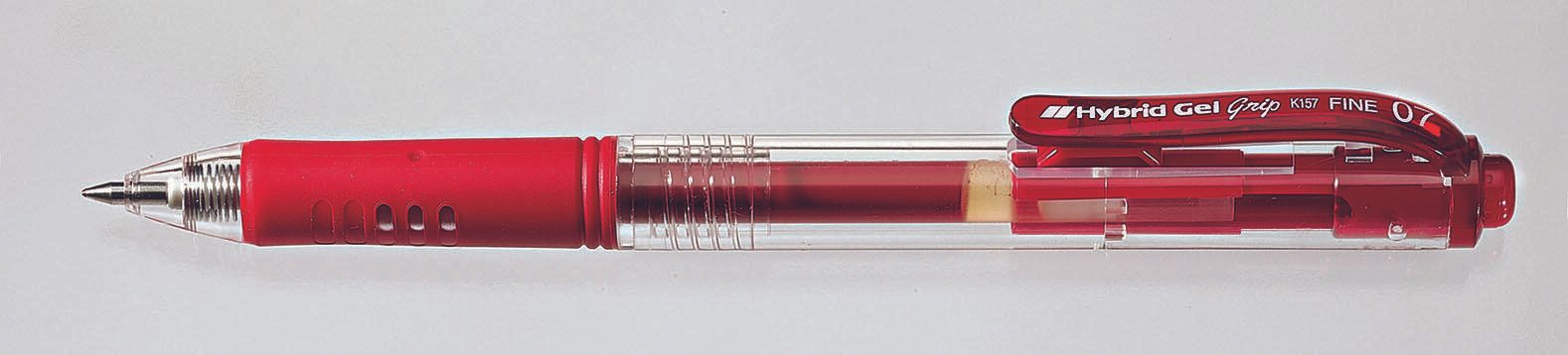 Pentel Hybrid Gel K 157 Gelschreiber 0.35 mm, Schreibfarbe: Rot