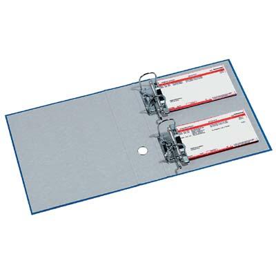 bene Doppelordner 2x A5 quer Karton blau