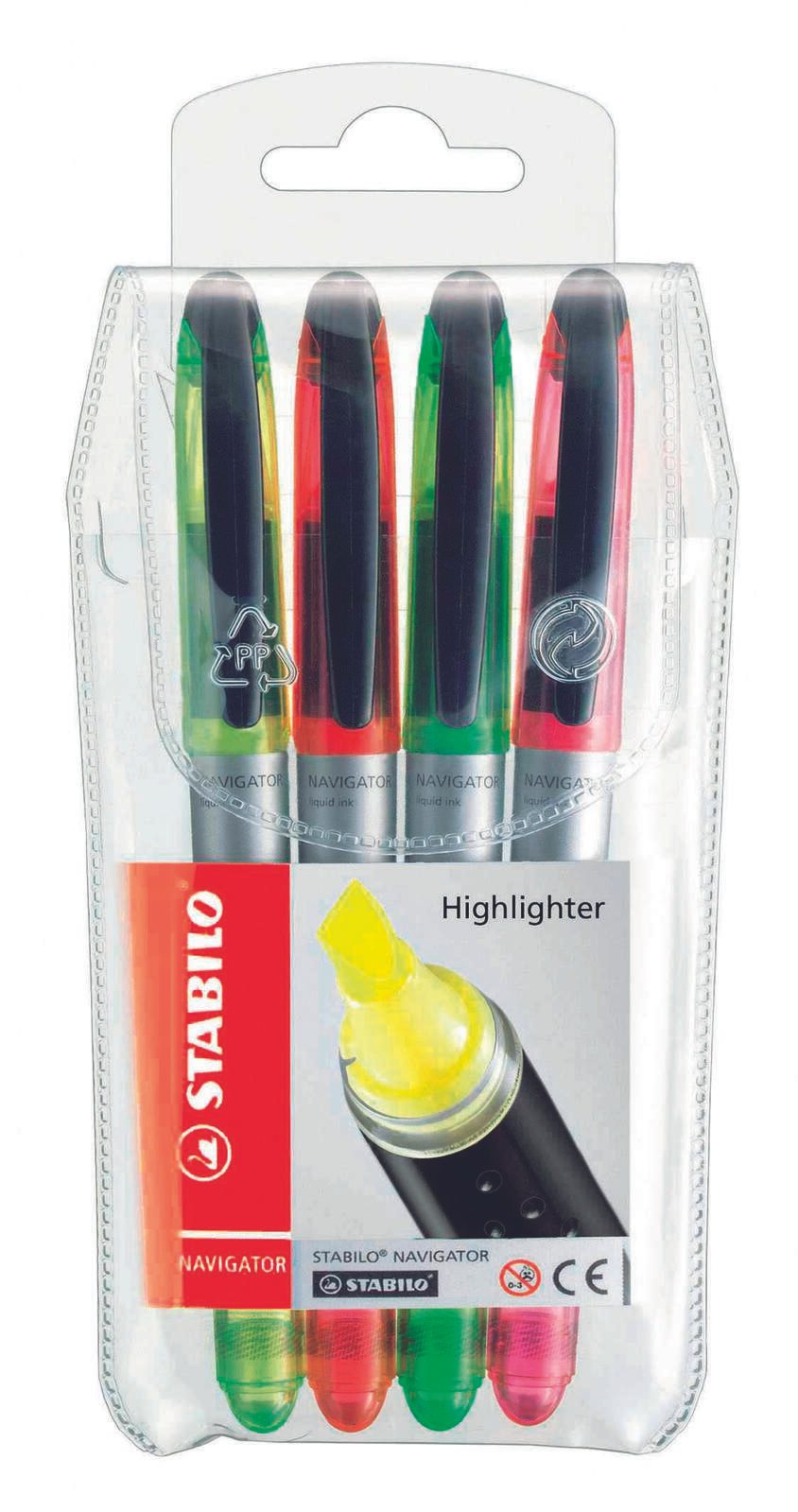 STABILO Navigator Textmarker Mehrfarbig