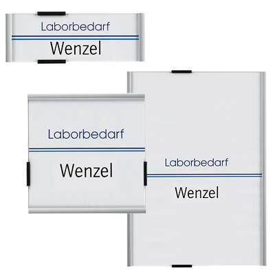 DURABLE Türschild 14,9 x 5,25 cm silber