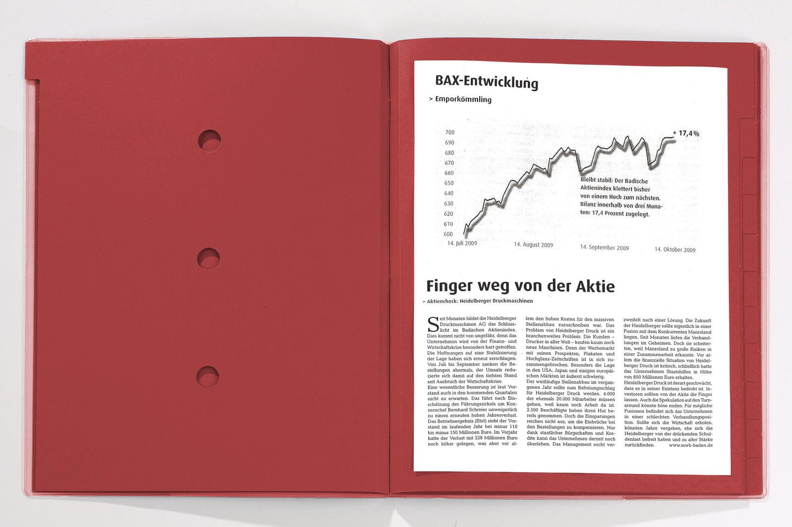 bene Ordnungsmappe DIN A4 12-Fach blau