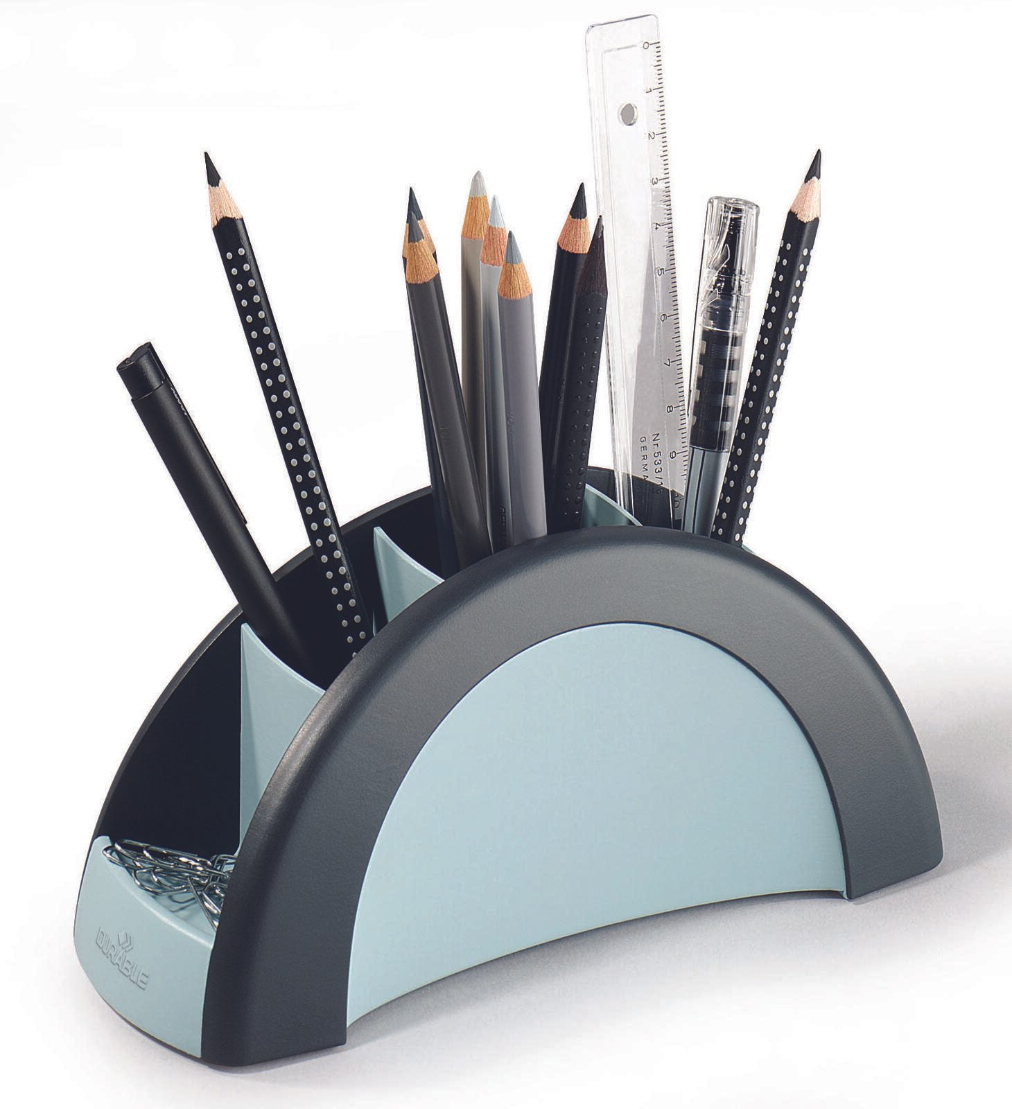 DURABLE Stiftehalter 20,5 x 9,0 x 8,0 cm schwarz/grau