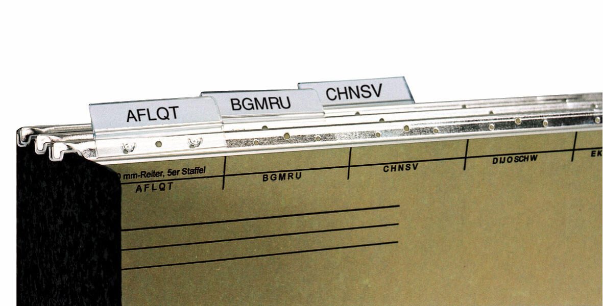 bene Vollsichtreiter Kunststoff transparent