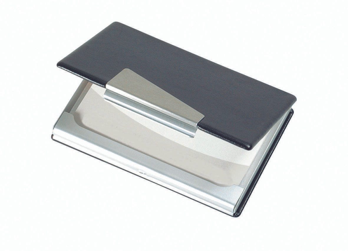 SIGEL Visitenkartenetui 95 x 12 x 65 mm schwarz