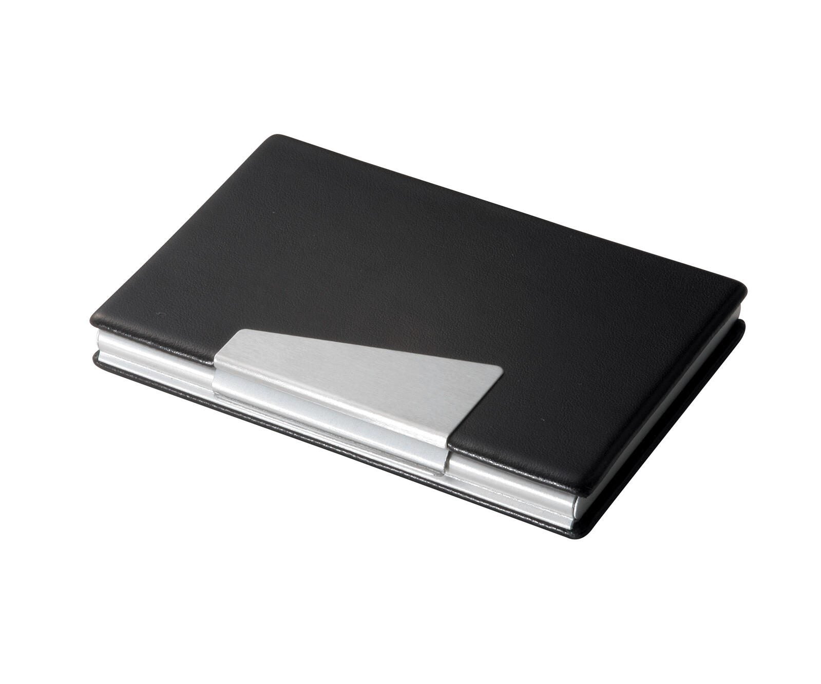 SIGEL Visitenkartenetui 95 x 12 x 65 mm schwarz