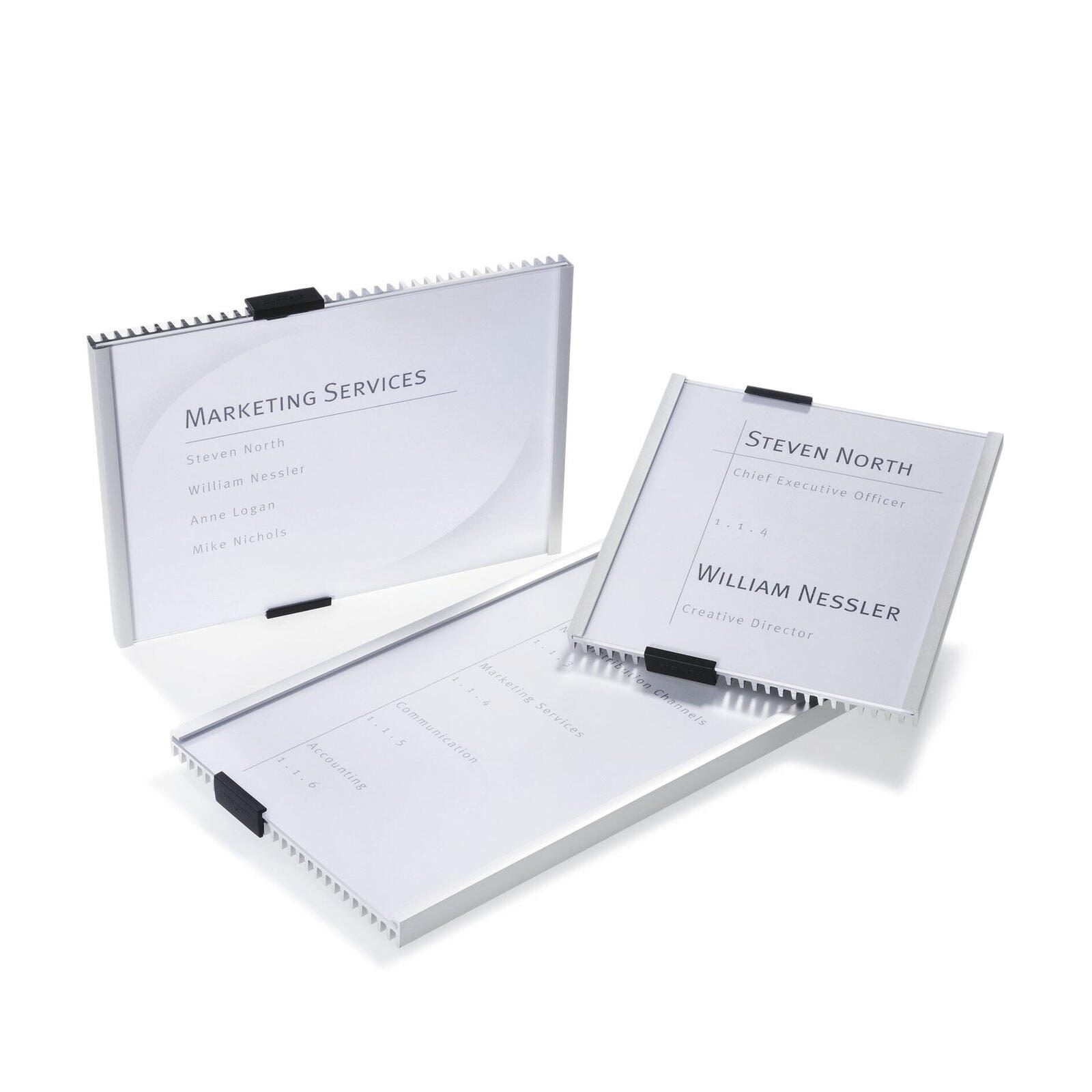 DURABLE Türschild 29,7 x 21,0 cm silber