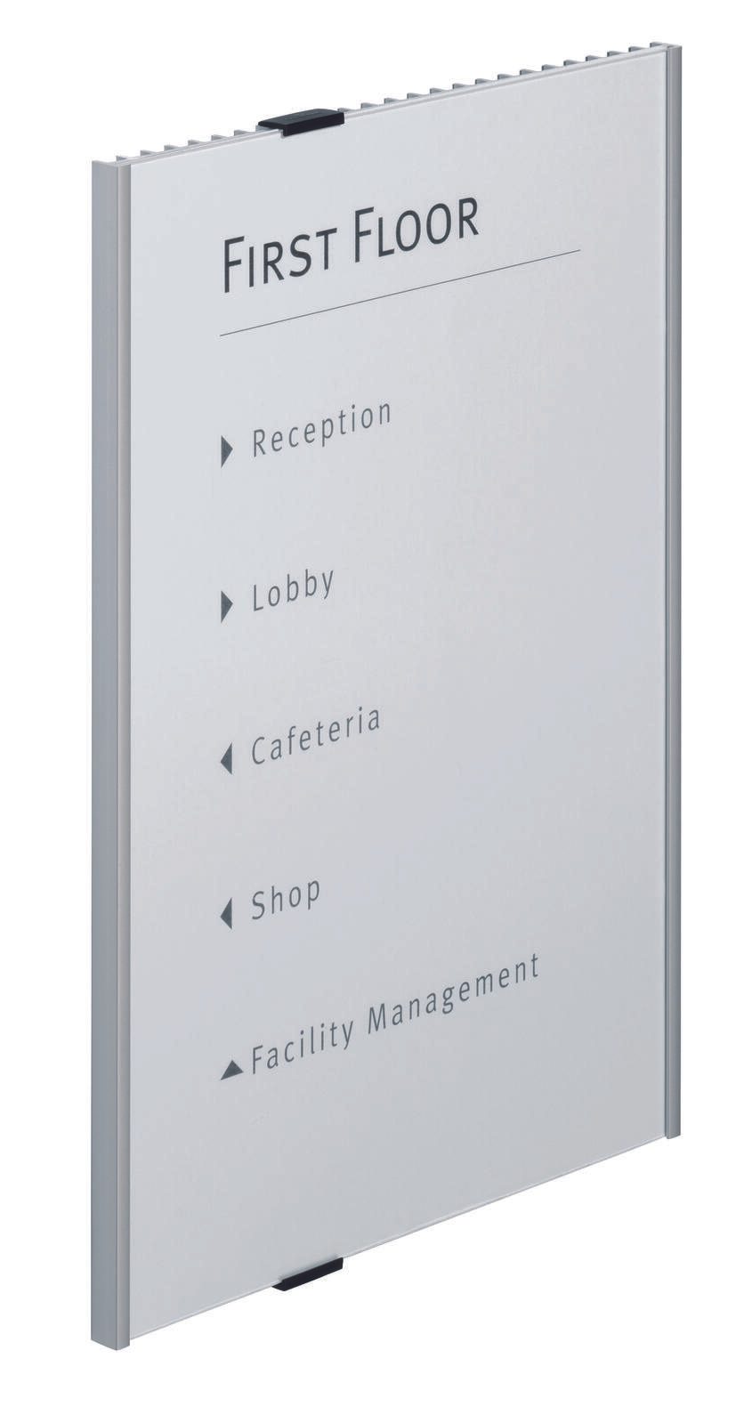 DURABLE Türschild 29,7 x 42,0 cm silber