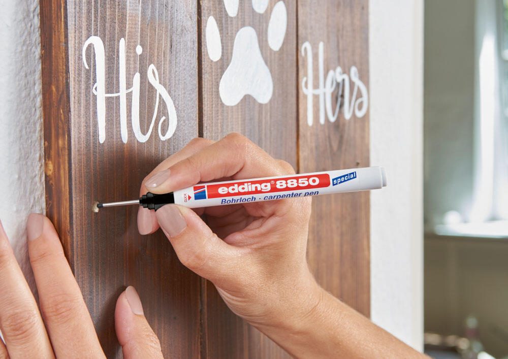 edding Tieflochmarker 1.0 mm Schwarz