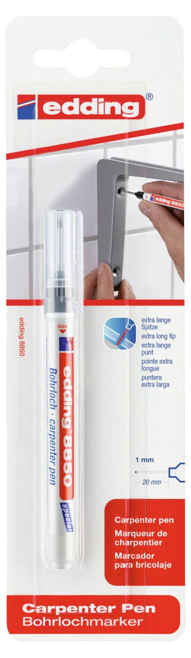 edding Tieflochmarker 1.0 mm Schwarz