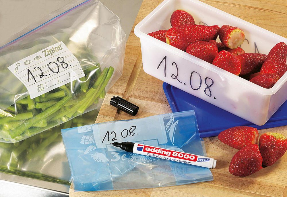 edding Tiefkühlmarker 1.0 mm Schwarz