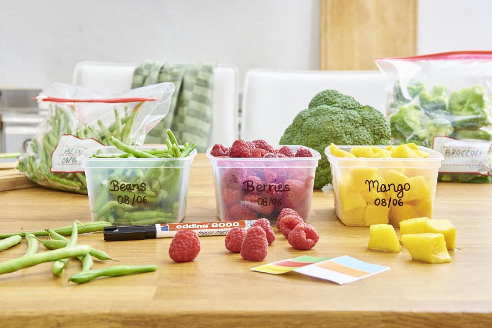 edding Tiefkühlmarker 1.0 mm Schwarz