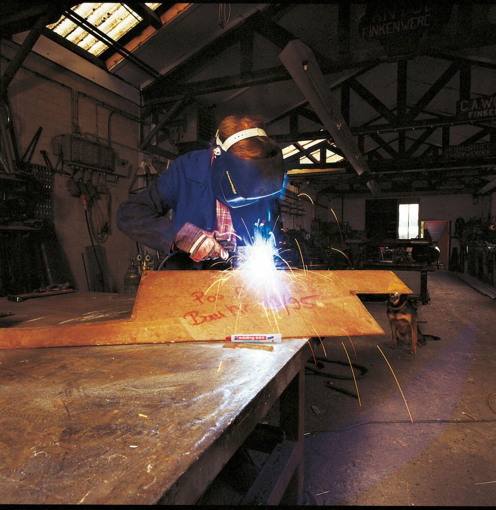 edding Industriemarker 10.0 mm Weiß