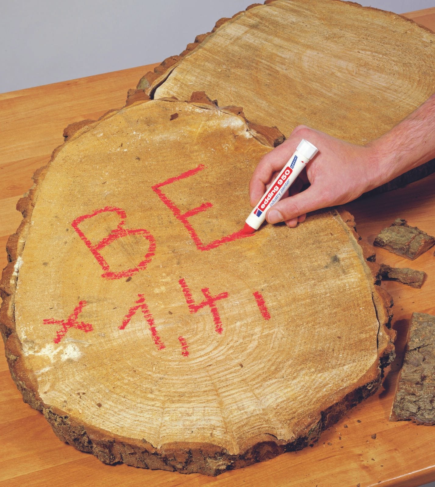 edding Industriemarker 10.0 mm Rot