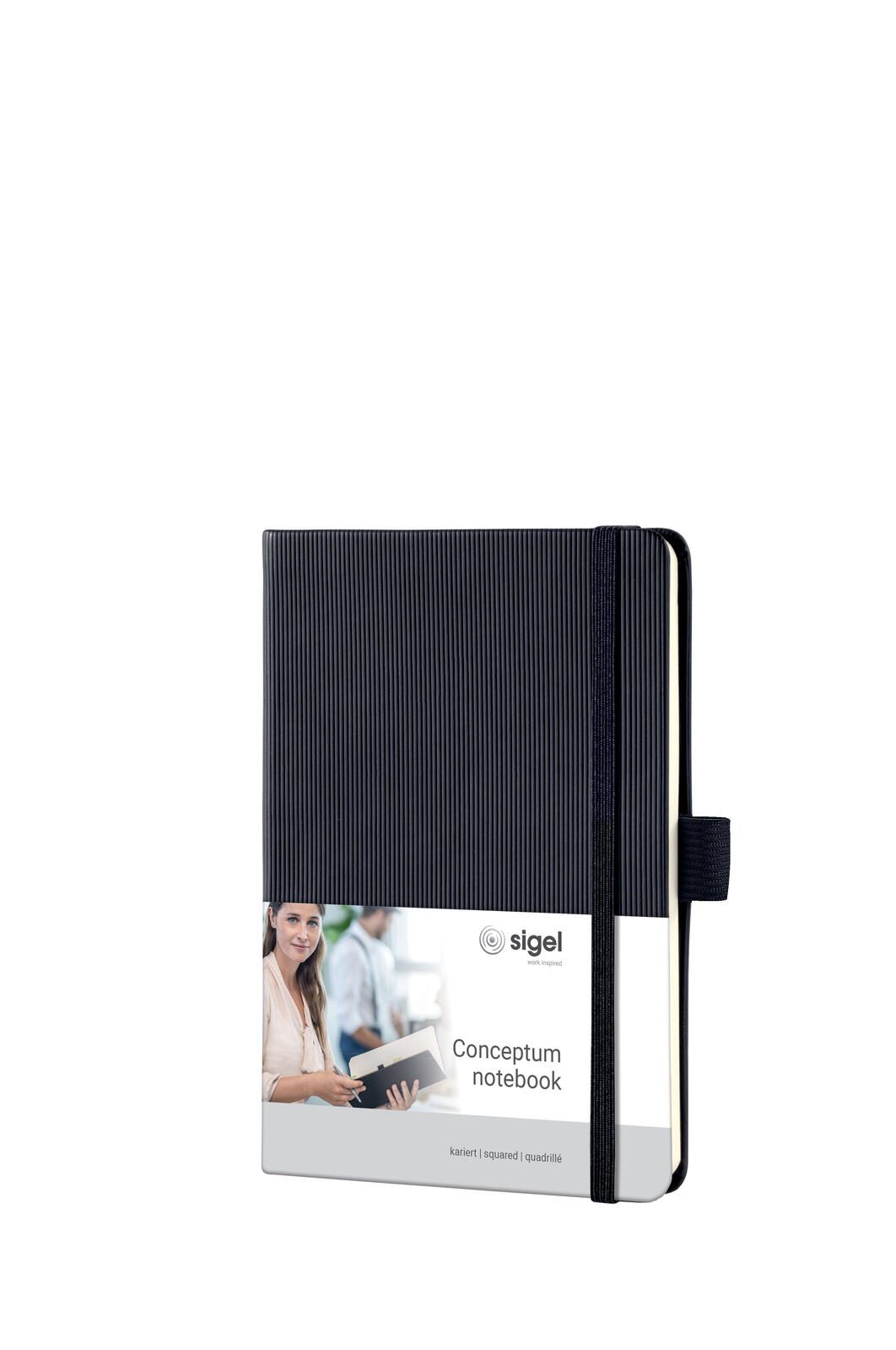 SIGEL Notizbuch DIN A6 kariert, 194 Seiten