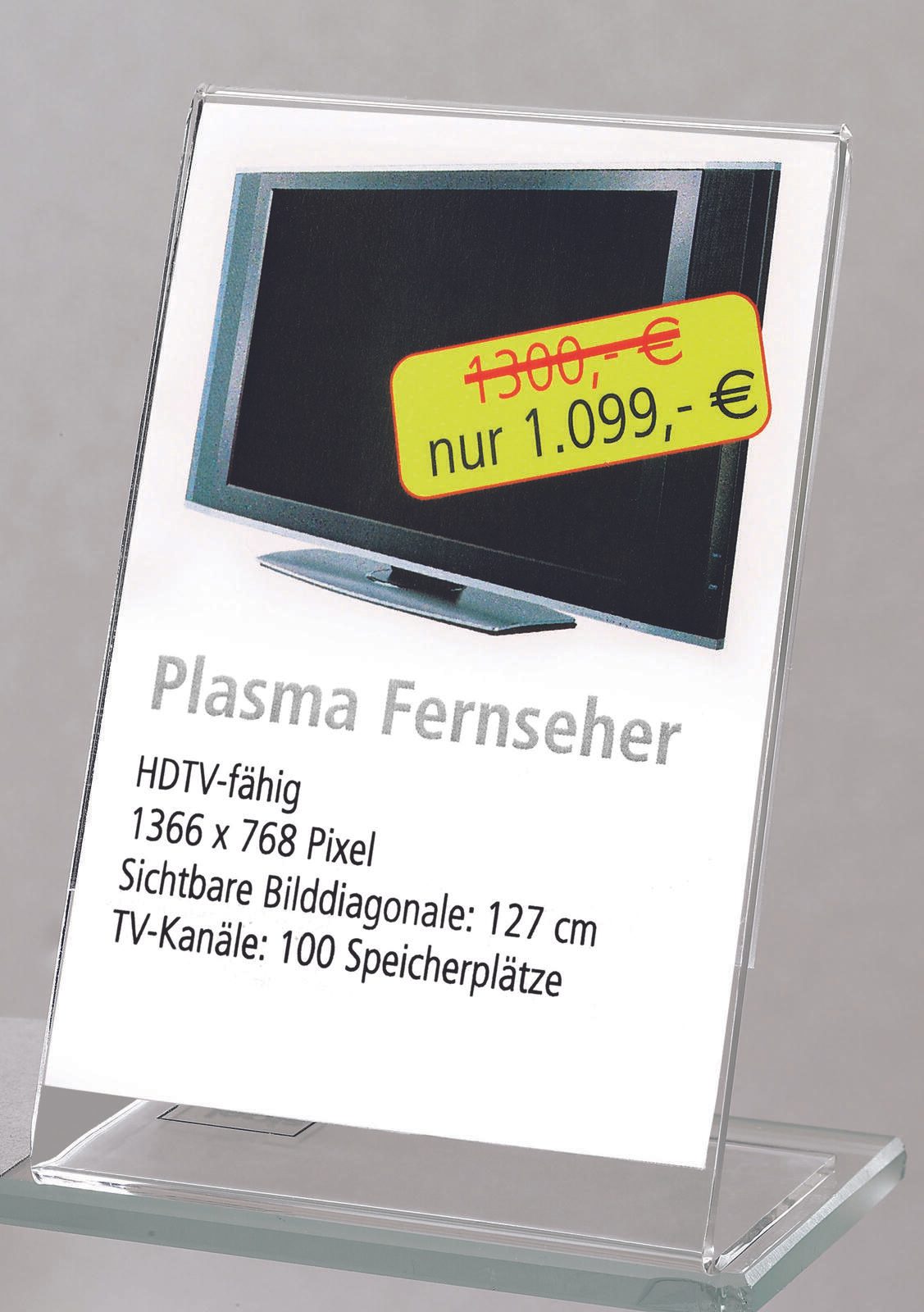 SIGEL Preisaufsteller Tischaufsteller A7