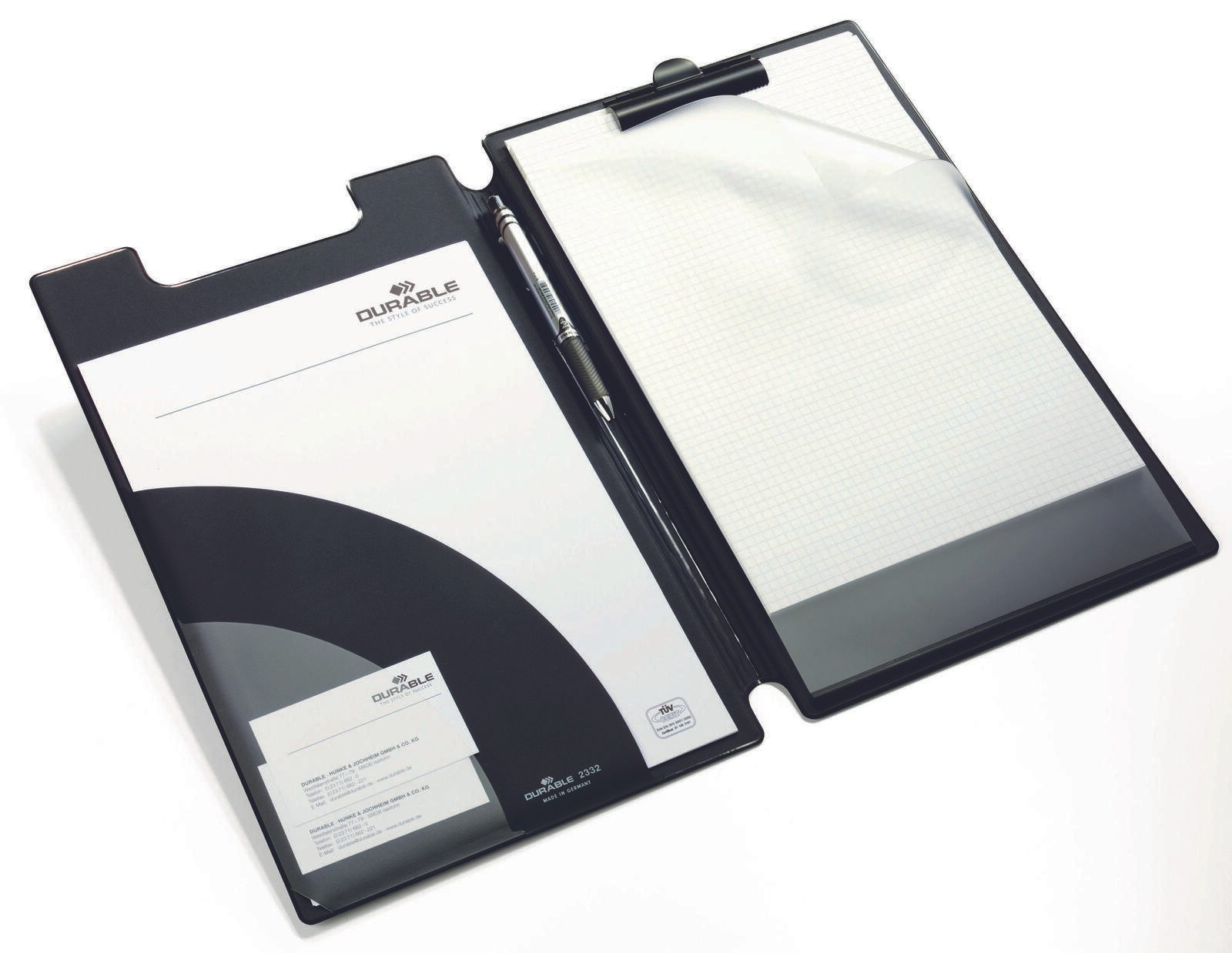 DURABLE Klemmbrettmappe DIN A4 schwarz