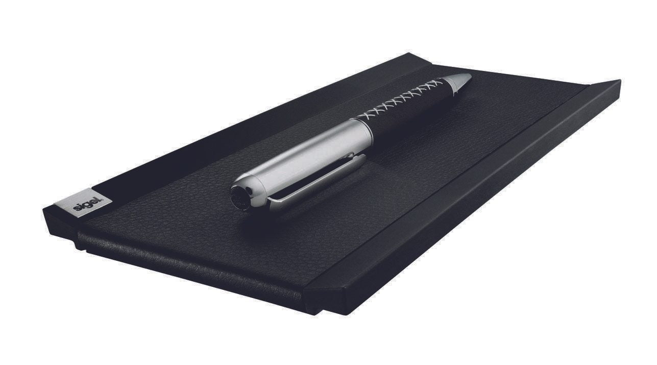 SIGEL Stiftablage 20,0 x 10,0 x 1,0 cm saphirschwarz