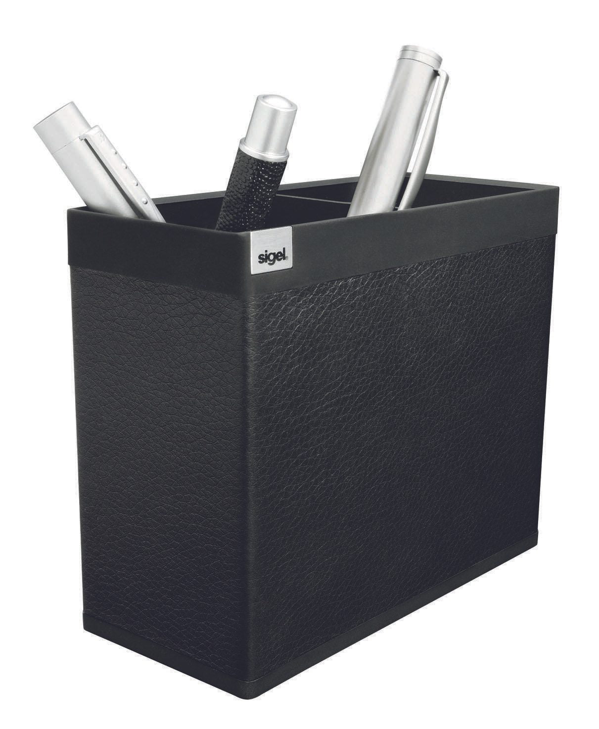 SIGEL Stiftehalter 13,0 x 6,0 x 10,7 cm saphirschwarz