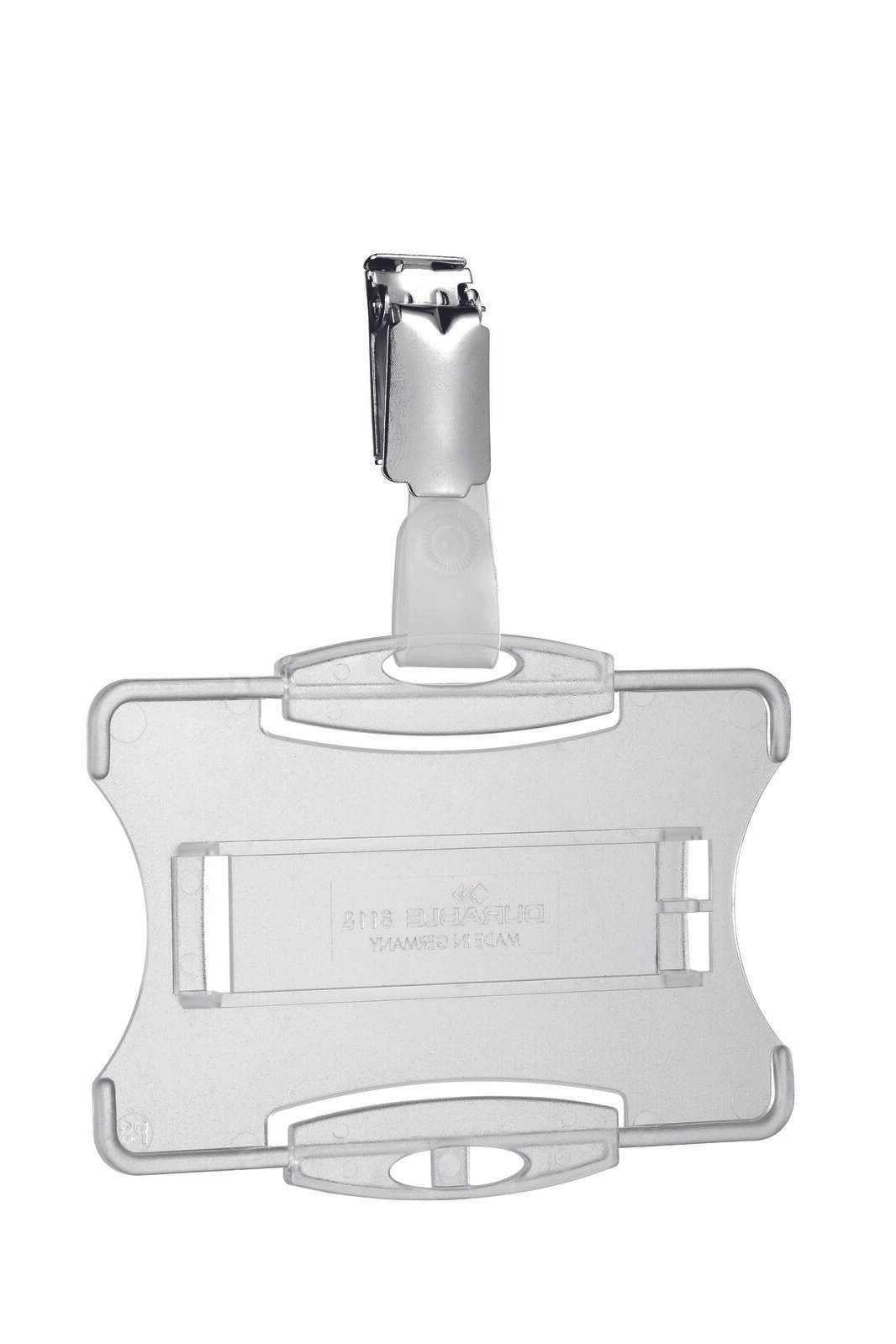 DURABLE Namensschilder transparent 8.5 cm x 5.4 cm