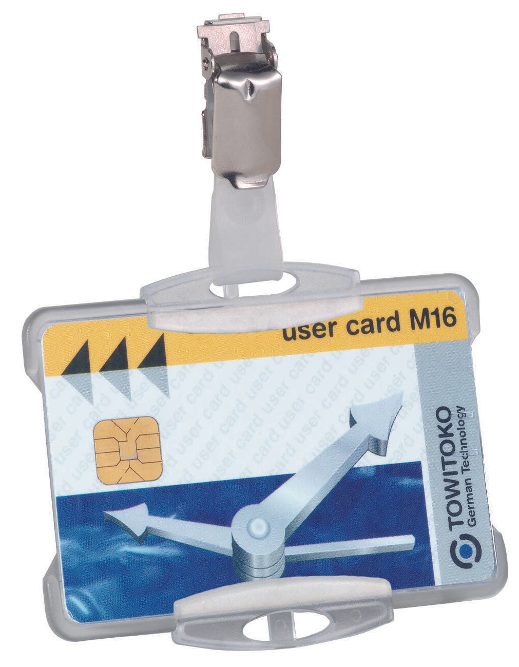 DURABLE Namensschilder transparent 8.5 cm x 5.4 cm