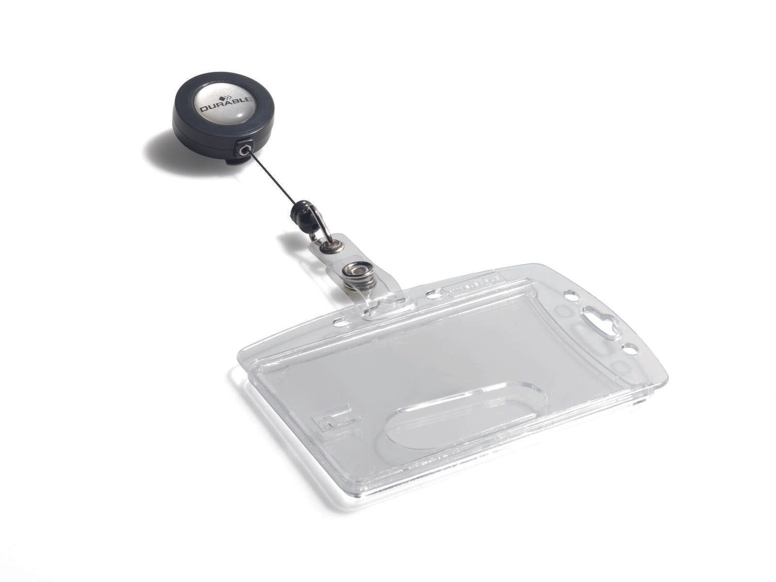 DURABLE Namensschilder glasklar 8.5 cm x 5.4 cm